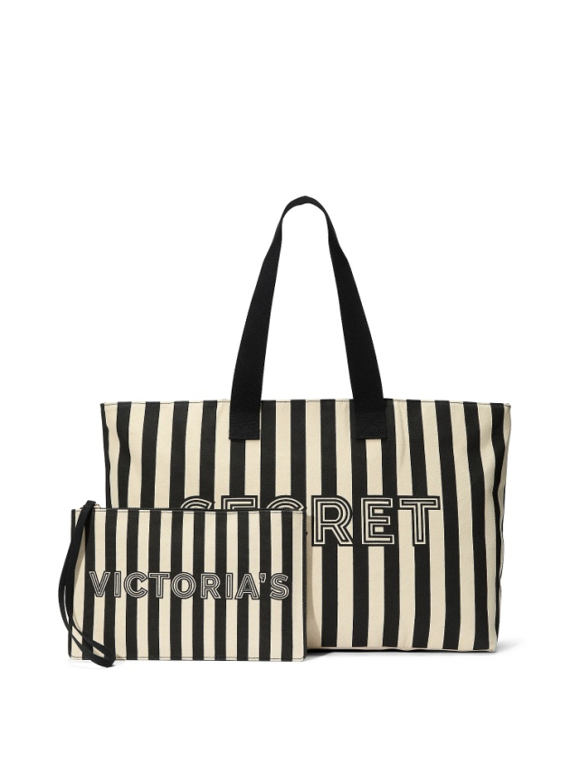 Сумка Вікторія Сікрет Graphic Stripe Tote