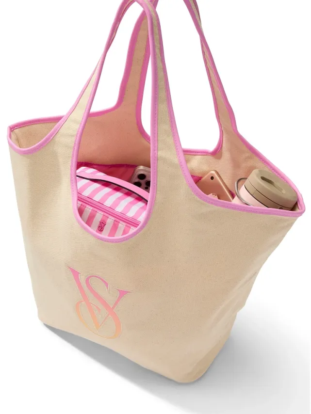 Ombré Monogram Logo Tote Bag