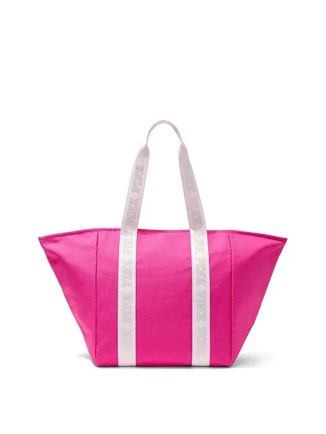 PINK Canvas Tote Bag