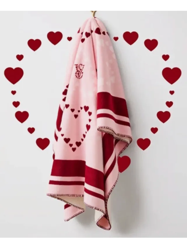 Плед Вікторія Сікрет Red Hearts