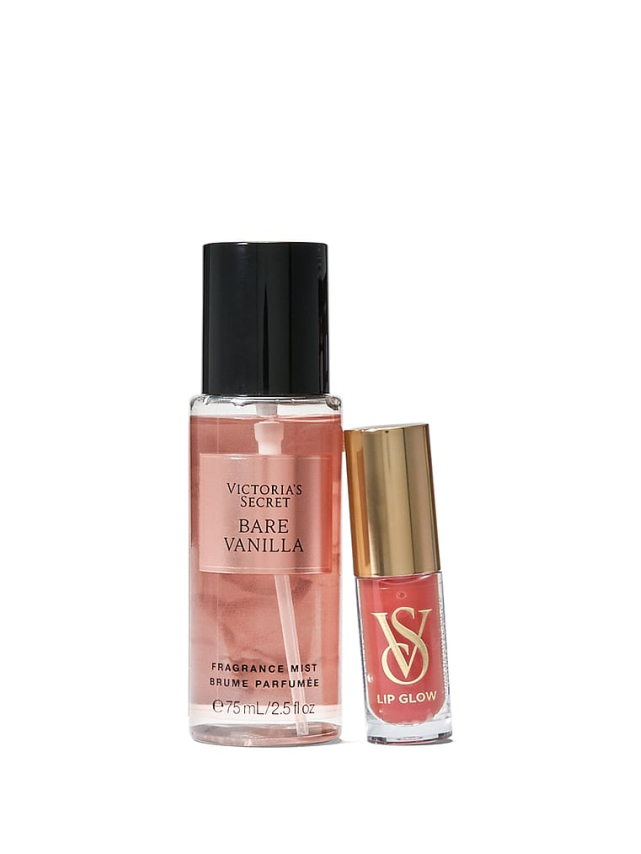 Набор Виктория Сикрет Bare Vanilla Mist & Kiss