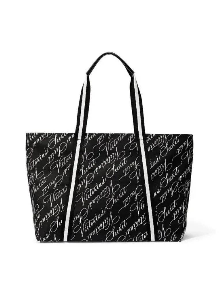 Black Logo Tote