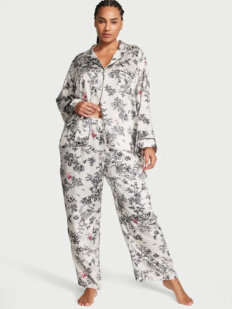 satin pajamas