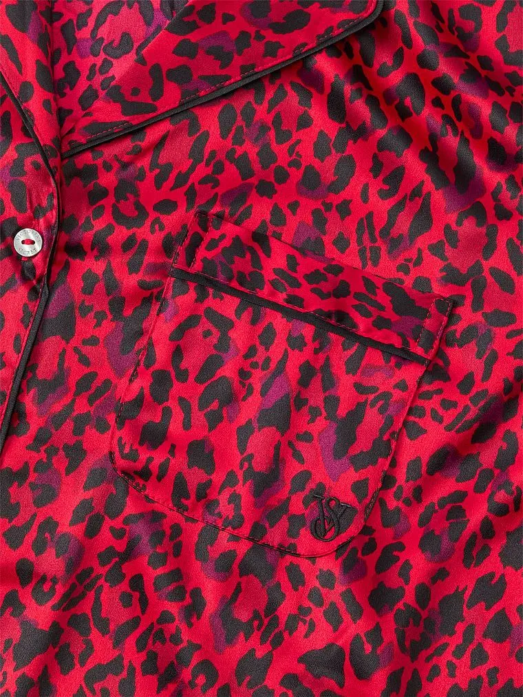 victoria secret leopard print pajamas