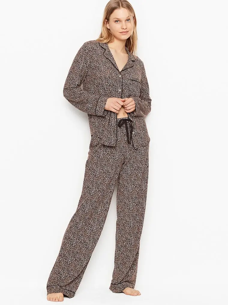 Супермягкая леопардовая пижама Victoria's Secret