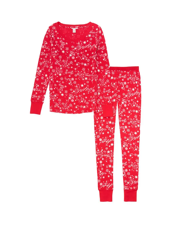 Victoria's secret thermal pj set best sale