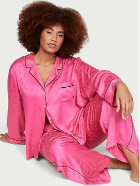 silk night suit victoria secret