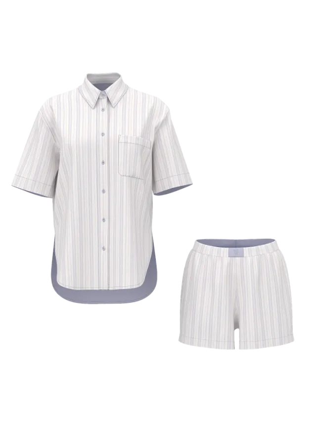 Вікторія Сікрет Modal-Cotton Short Pajama Icy Lavender
