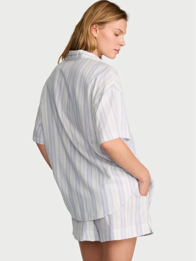Вікторія Сікрет Modal-Cotton Short Pajama Icy Lavender