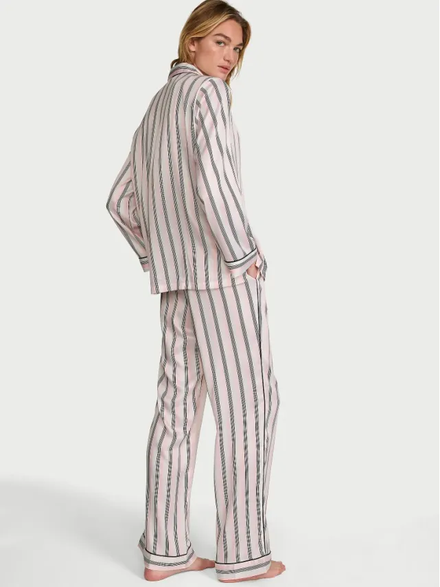 Signature Satin Pajama Set Angel Pink