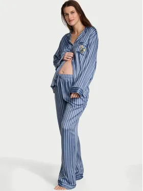 Сатинова піжама Blue Stripes