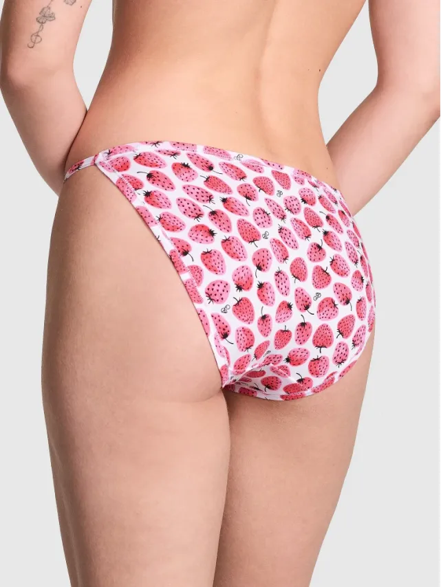 Вікторія Сікрет Cotton String Bikini Panty Strawberry