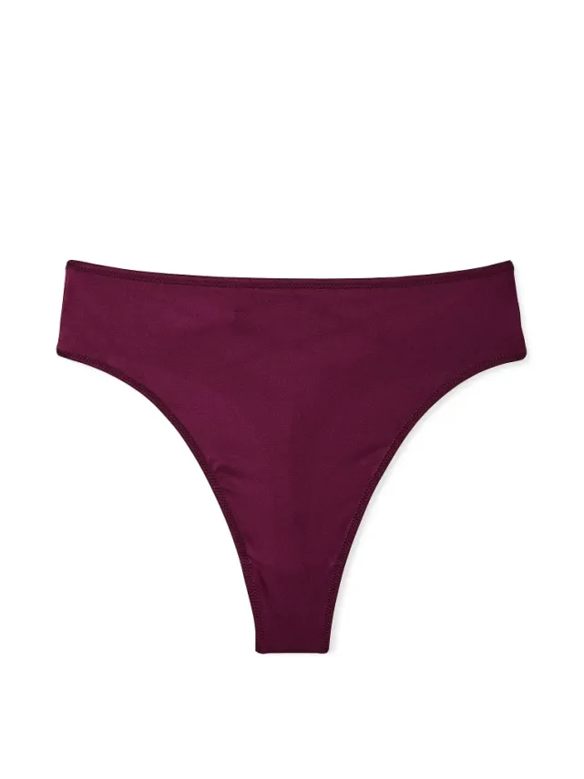 Smooth High-Waist Strappy-Back Thong Panty Kir
