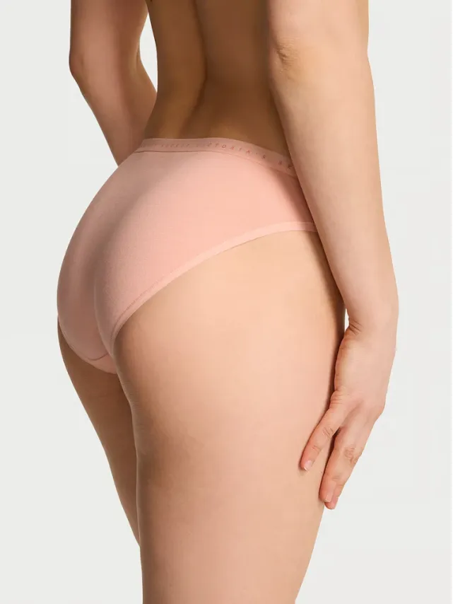 Stretch Cotton Bikini Panty Pink Gin