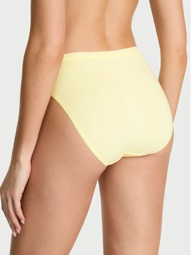 Stretch Cotton High-Leg Brief Panty Lemonade